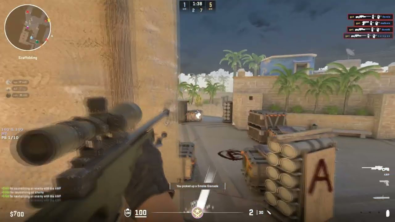cs2 semirage hvh mm w/memesense.gg