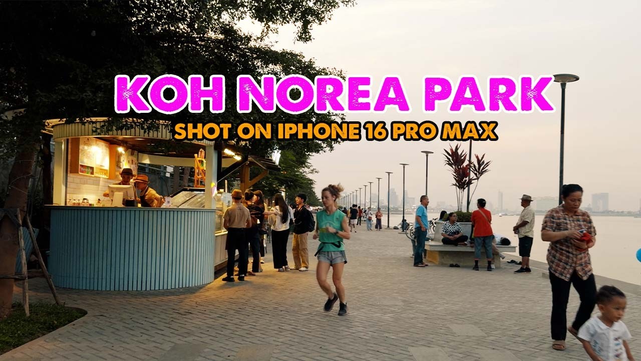 Exploring Koh Norea Park, Phnom Penh | Shot on iPhone 16 Pro Max