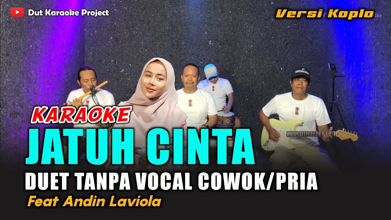 JATUH CINTA KARAOKE DUET TANPA VOCAL COWOK/PRIA (Rhoma irama) versi koplo