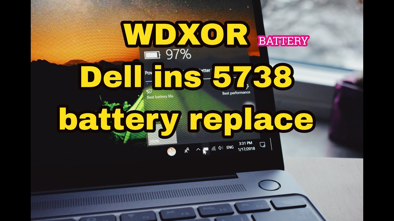 Dell Inspiron 13 5378 (P69G) Lithium ion battery change in real time & health check | WDXOR Battery