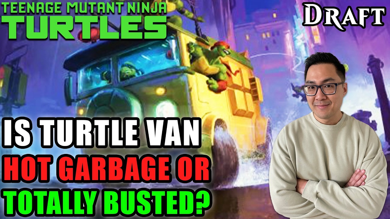 Is Turtle Van Busted Or Hot Garbage? | Teenage Mutant Ninja Turtles Draft | MTG Arena