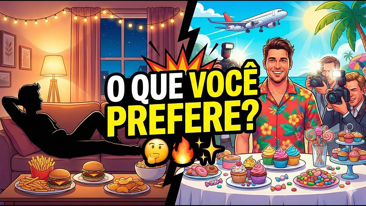 O Que Você Prefere? 🤔 Apenas 10% Escolhem o Mesmo! | Quiz de Escolhas Difíceis