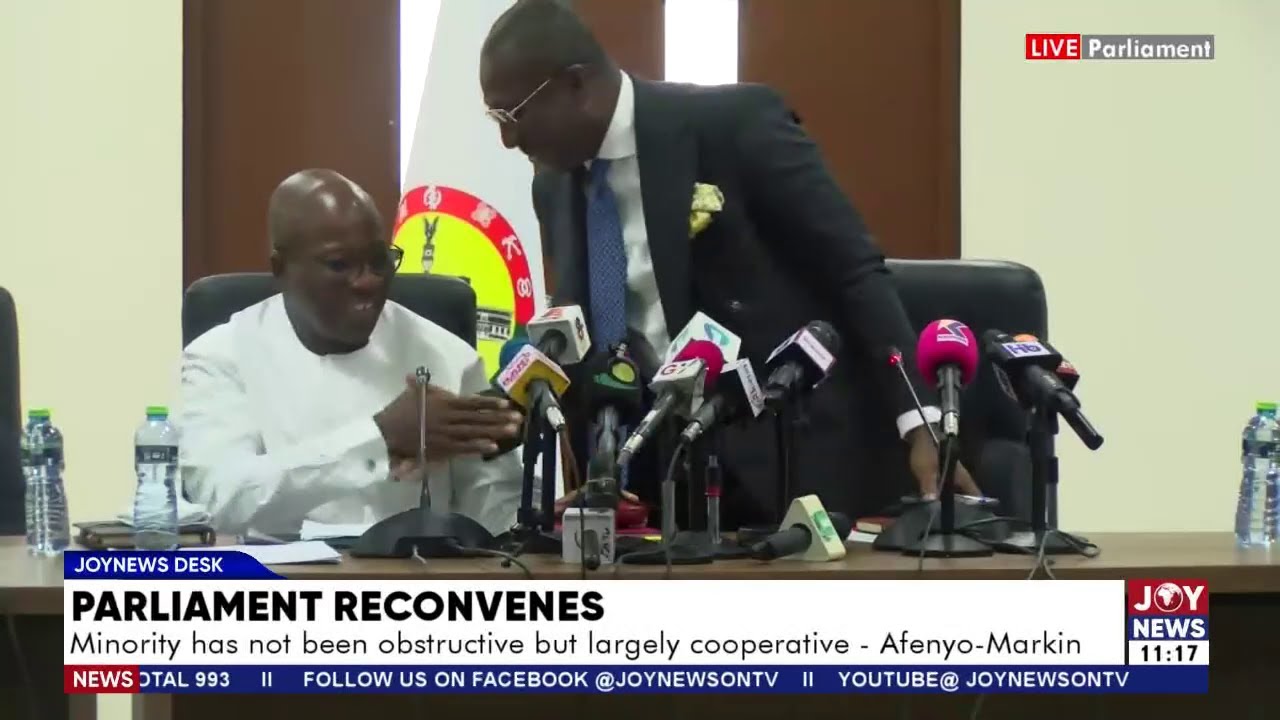 “I’ll Be The Last To Obstruct Govt Business” — Afenyo Markin Vows During Leadership Press Conference