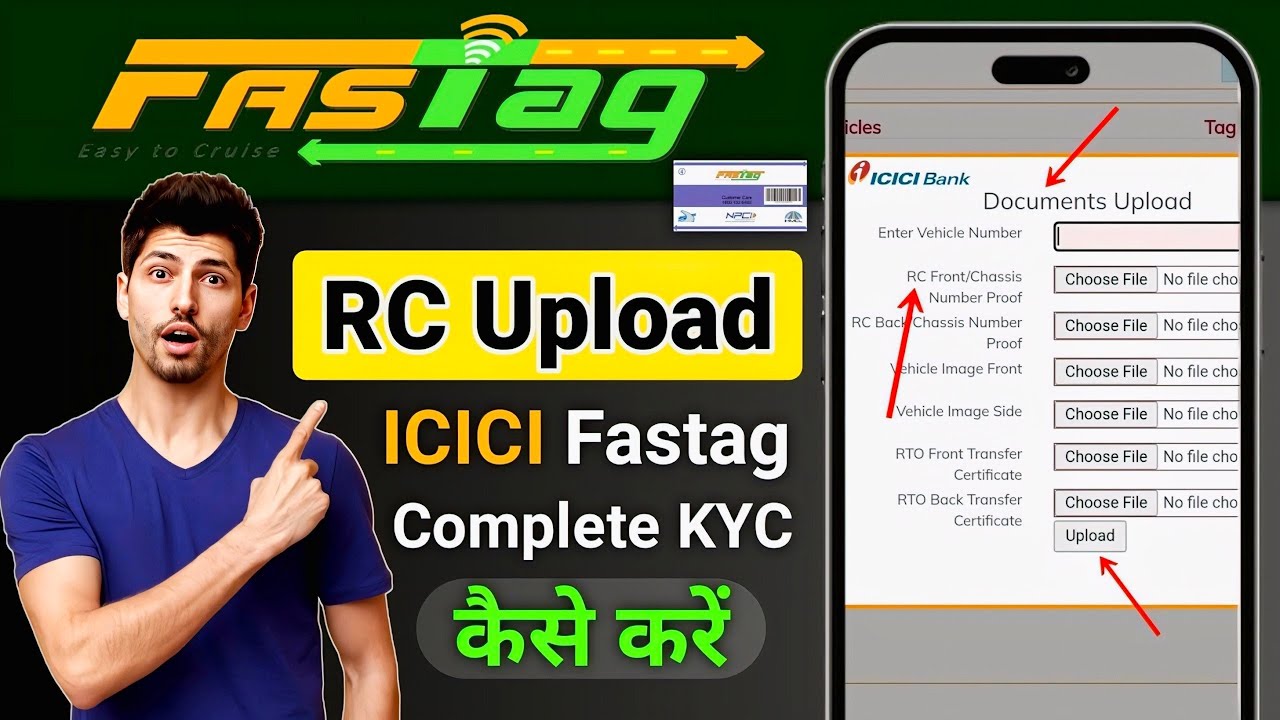 ICICI FASTag RC Upload KYV Kaise Kare | Fastag Verification