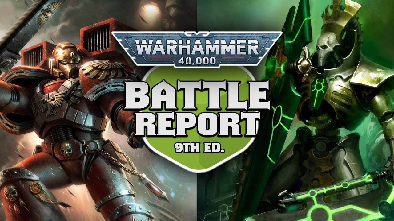Blood Angels vs Necrons Warhammer 40k Battle Report Ep 73