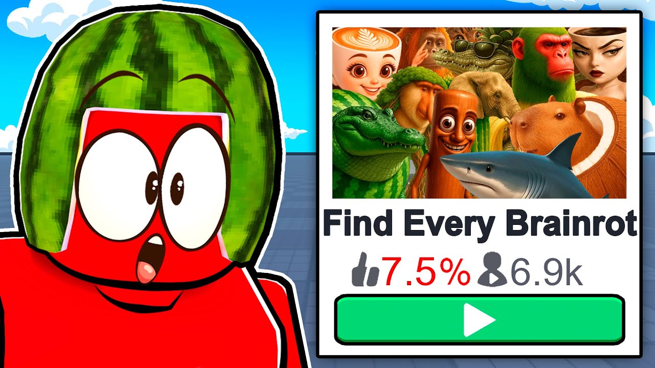 Find EVERY Brainrot Meme In Roblox