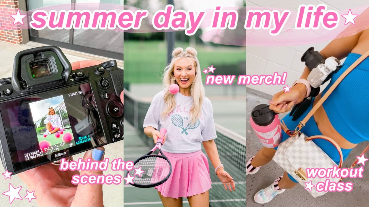 Summer Day In My Life! | NEW MERCH! Behind The Scenes Photoshoot | Lauren Norris