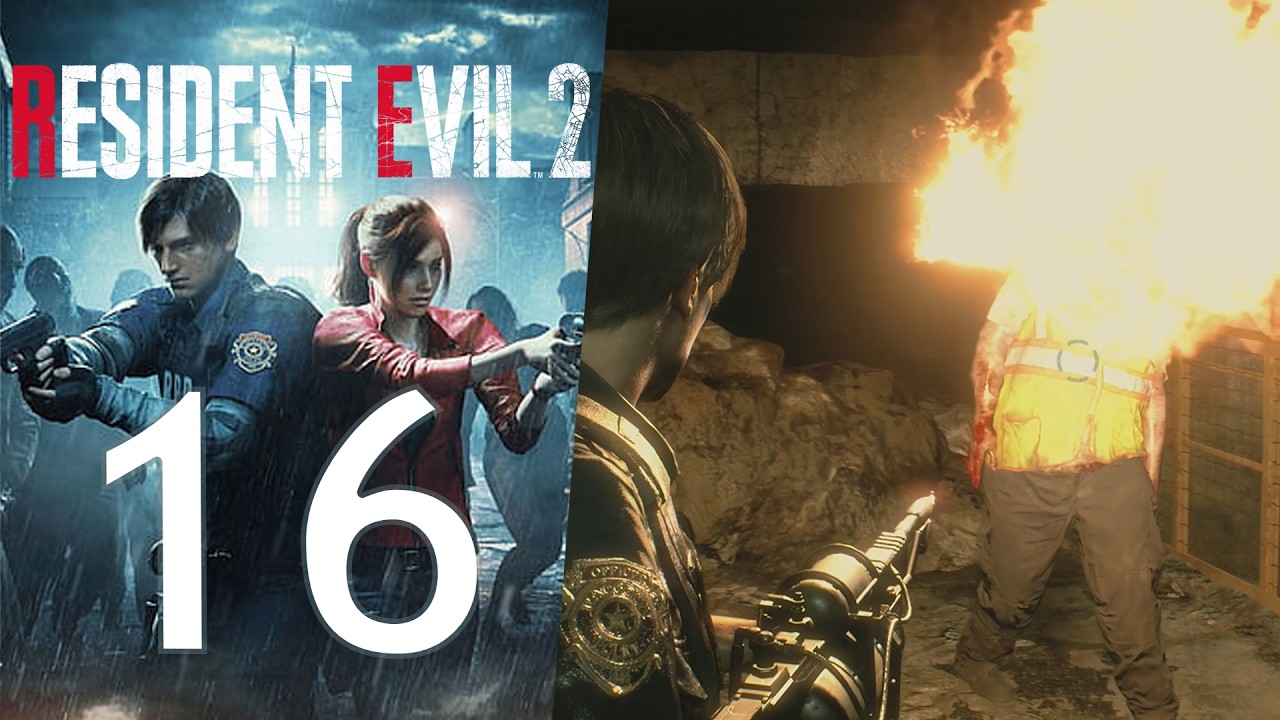 Flammenwerfer! 👮🧟‍♂️ RESIDENT EVIL 2 #16 [Leon/A]