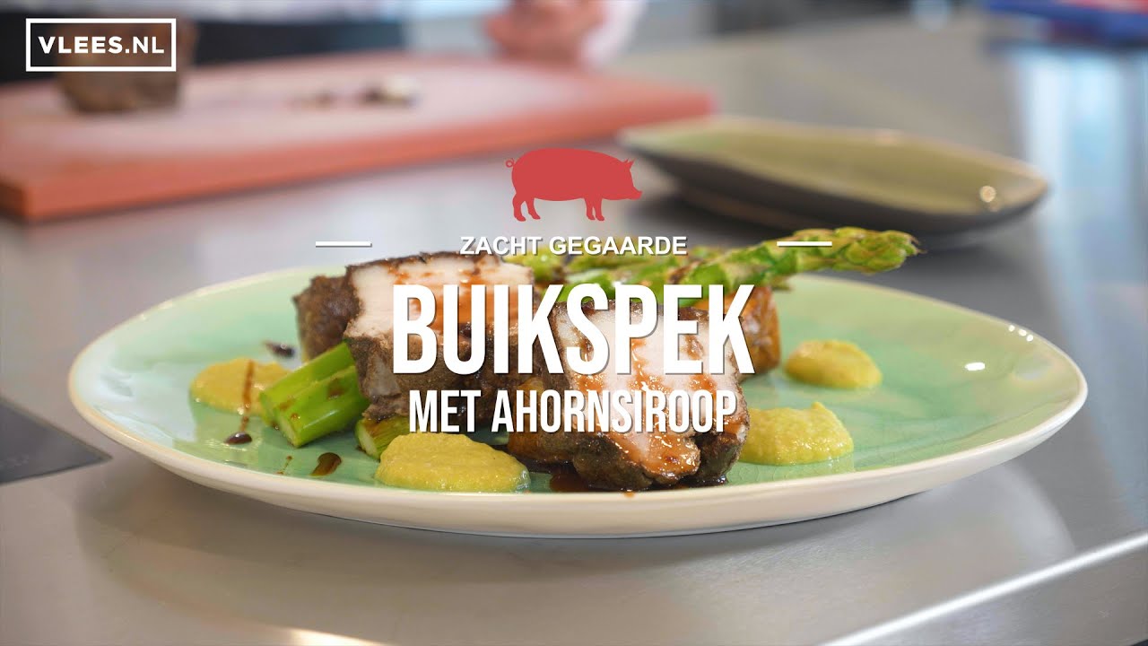 Buikspek met Ahornsiroop