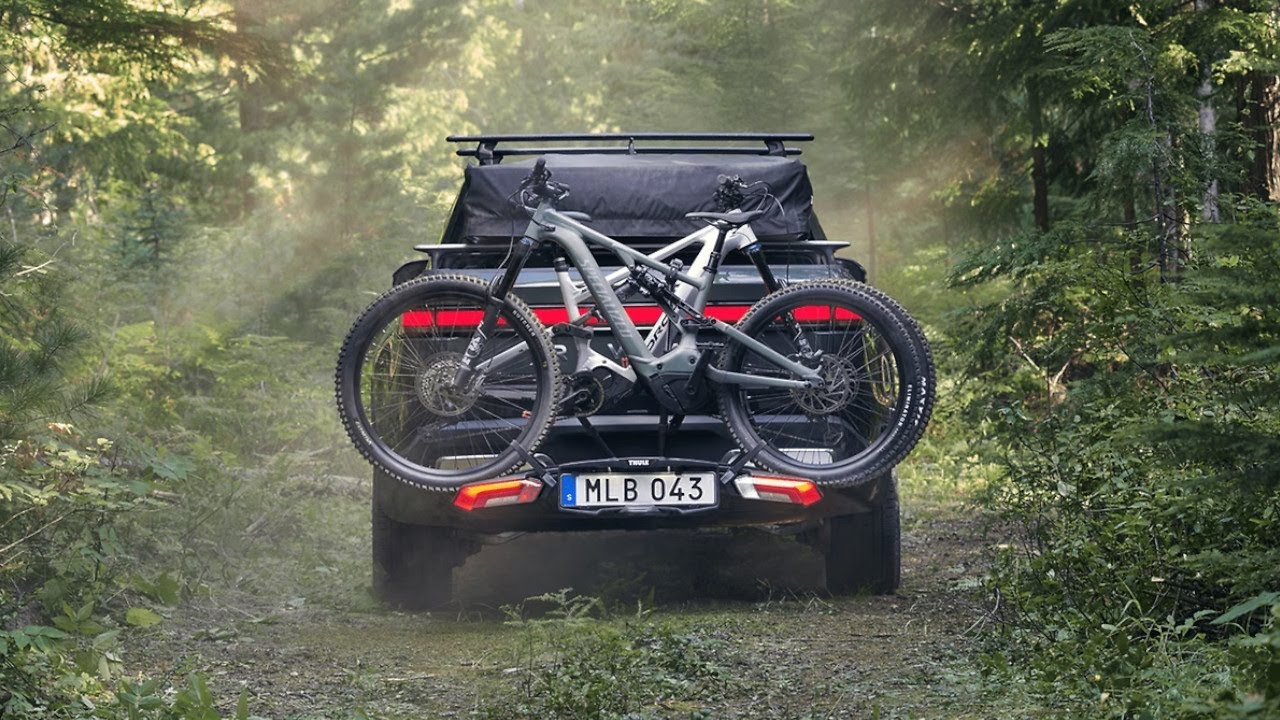 Pr&eacute;sentation porte-v&eacute;los Thule Epos sur boule d'attelage 2 v&eacute;los