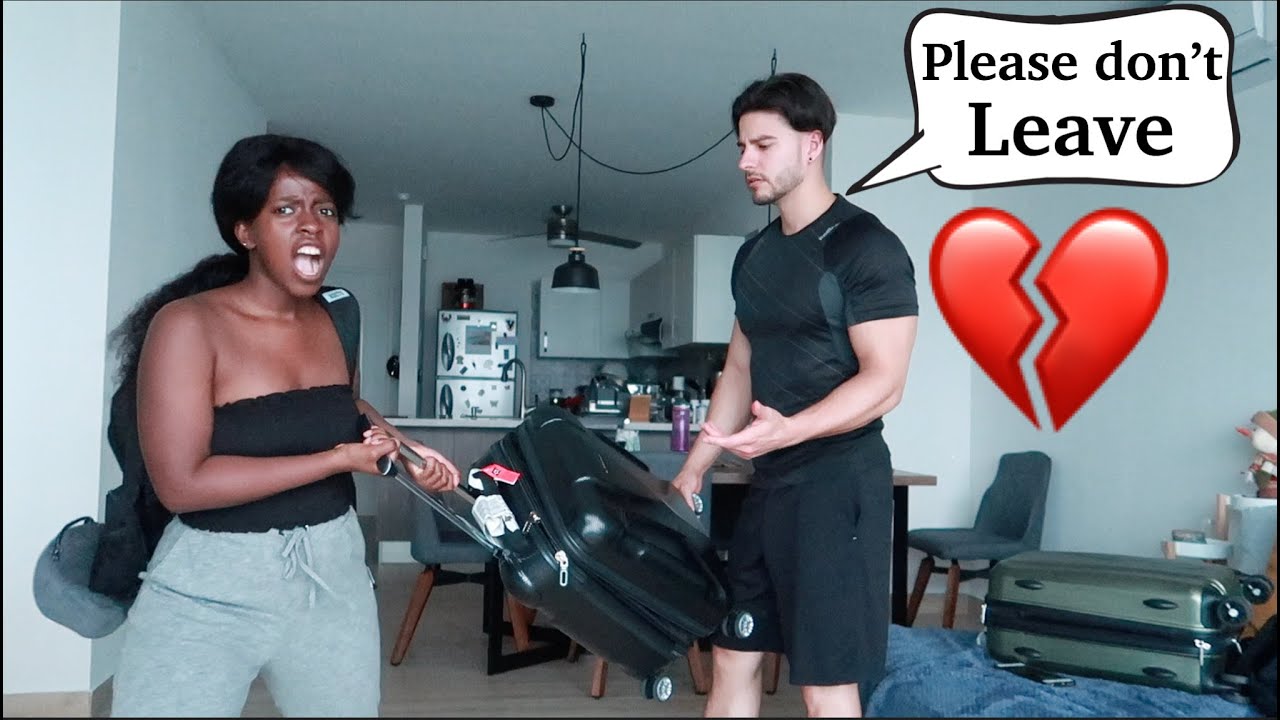 I AM LEAVING YOU... PRANK ON BOYFRIEND !