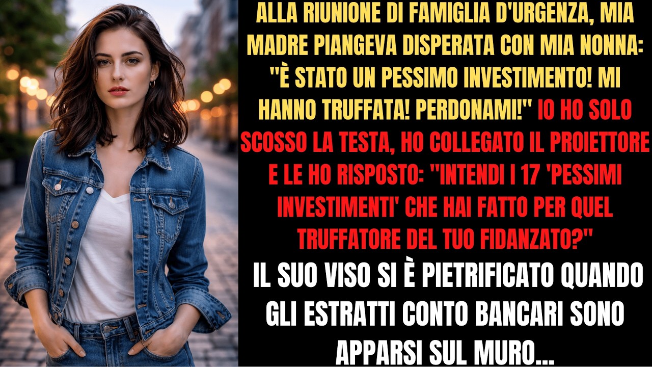 Mia madre ha rubato i miei 3 milioni di €. L'ho mandata in prigione. ⚖️