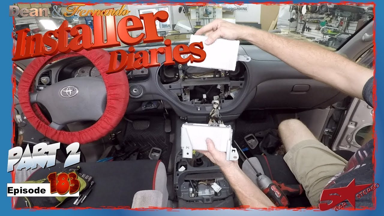 We continue on a 04 Toyota Sequoia JBL factory stereo removal Installer Diaries 183 part 2