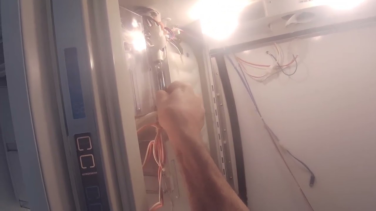 Sub-Zero Model 680-690 Display Panel Removal, Light Bulb Replacement