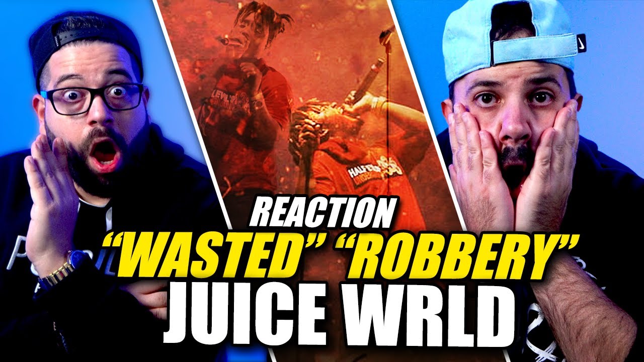 Реакция JK Bros на живые выступления Juice WRLD с песнями «Wasted» и «Robbery»