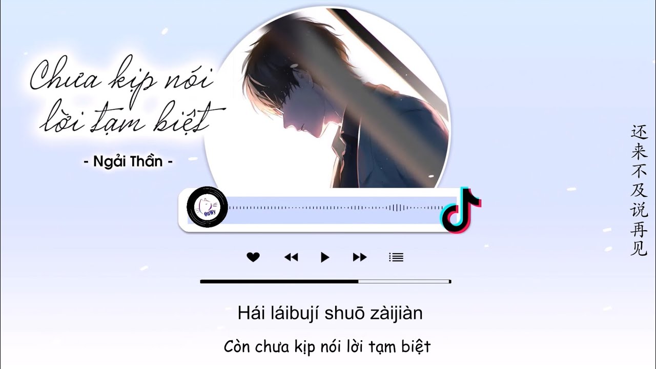 [Vietsub] Chưa Kịp Nói Lời Tạm Biệt - Ngải Thần | 来不及说再见 - 艾辰