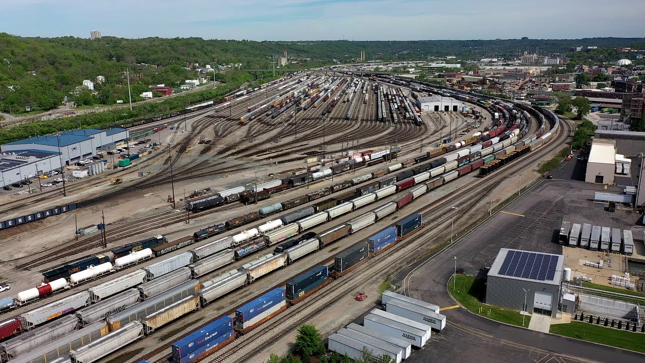 Queensgate Yard от CSX и погоня за LCL Subdivision