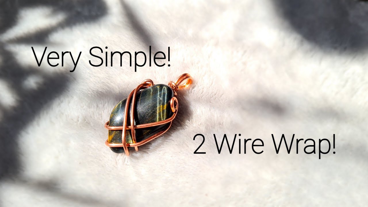 Very Simple Wire Wrapped Tumblestone