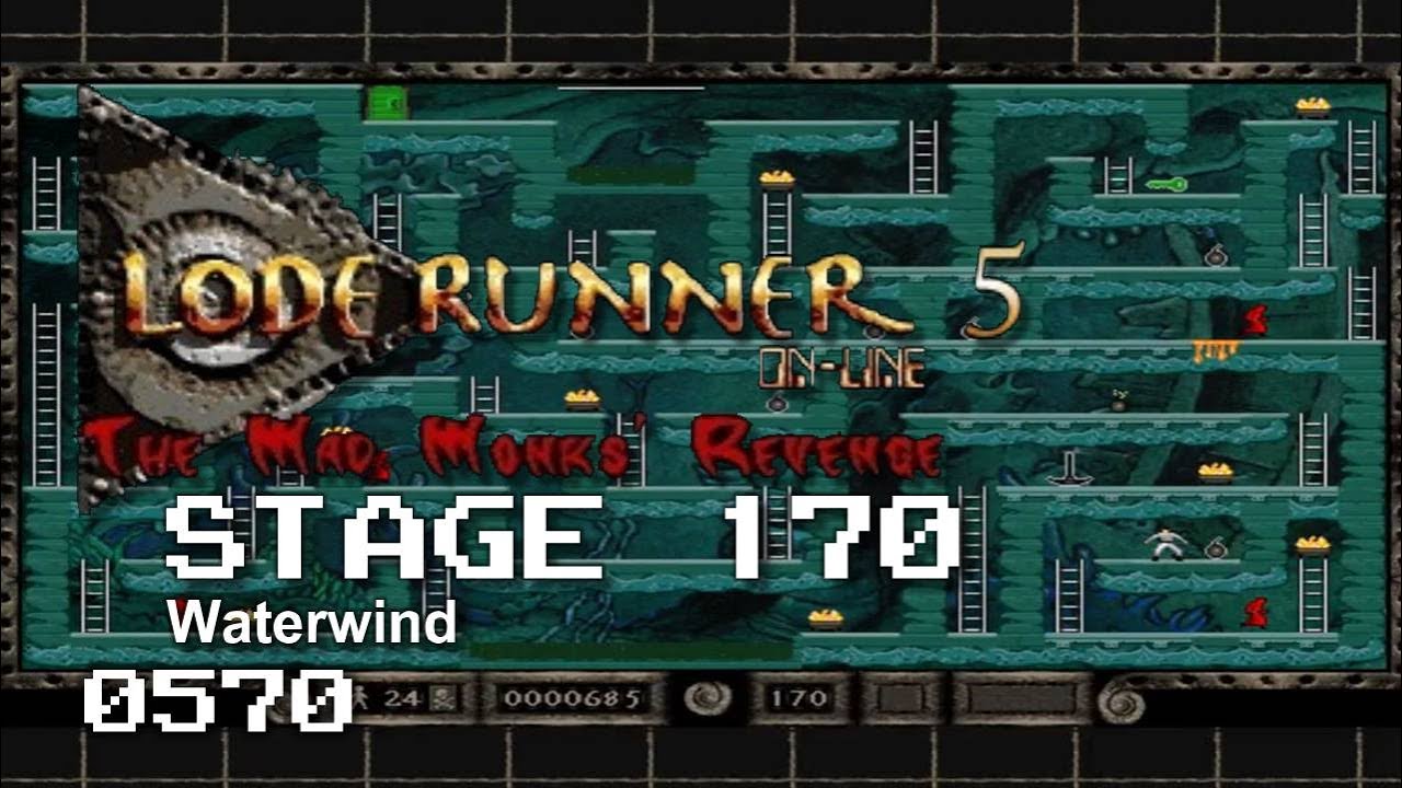 Lode Runner 5 - Stage 170 - Waterwind [0570]