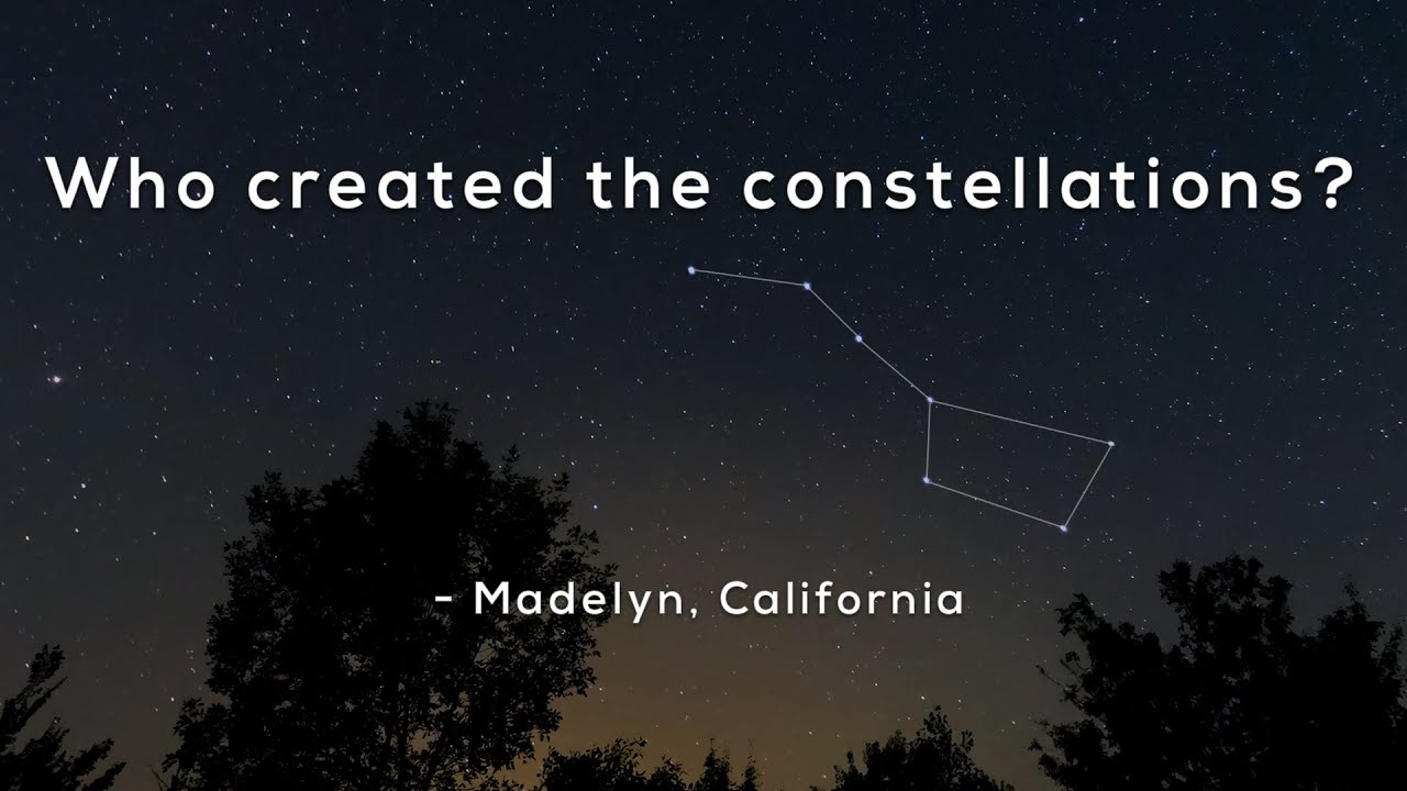 Who created the constellations?