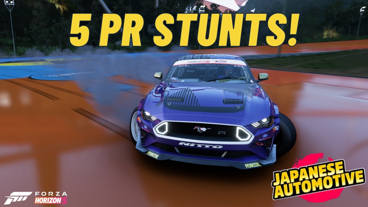 PR STUNT SPEEDRUN - Japanese Automotive - Autumn - Forza Horizon 5