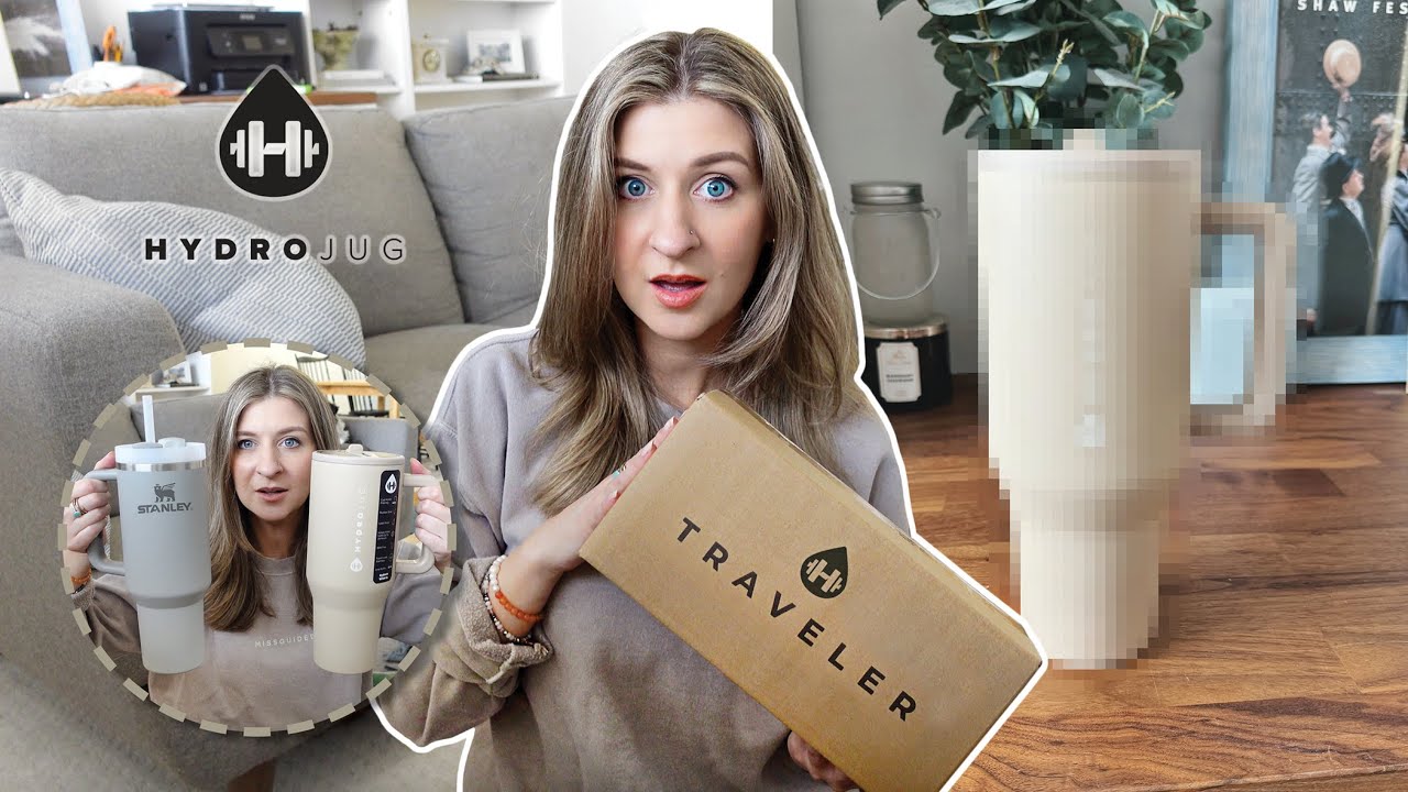 NEW HYDROJUG TRAVELER!! *unboxing* better than Stanley??!