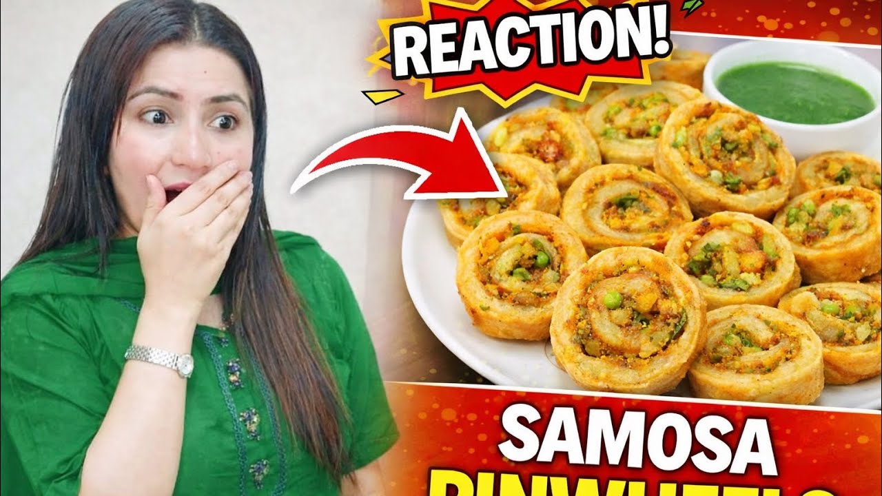 सऊदी अरब में बनाया गया सबसे कुरकुरा समोसा पिनव्हील 😍 | Easy Snack Recipe + Full Reaction | Saudi Vlo