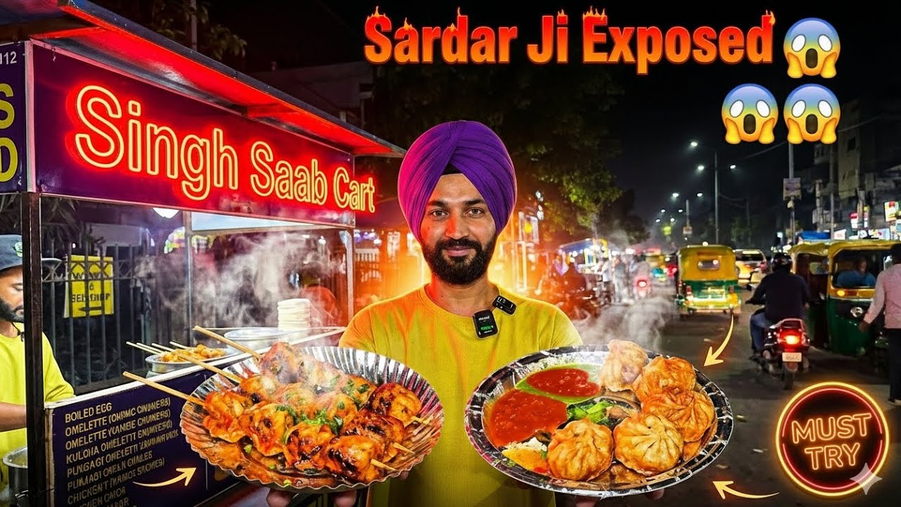 Sardar ji Tandoori Chicken Wale 😍😍 | Street Food in India | Street food in Delhi | Foodie Walks