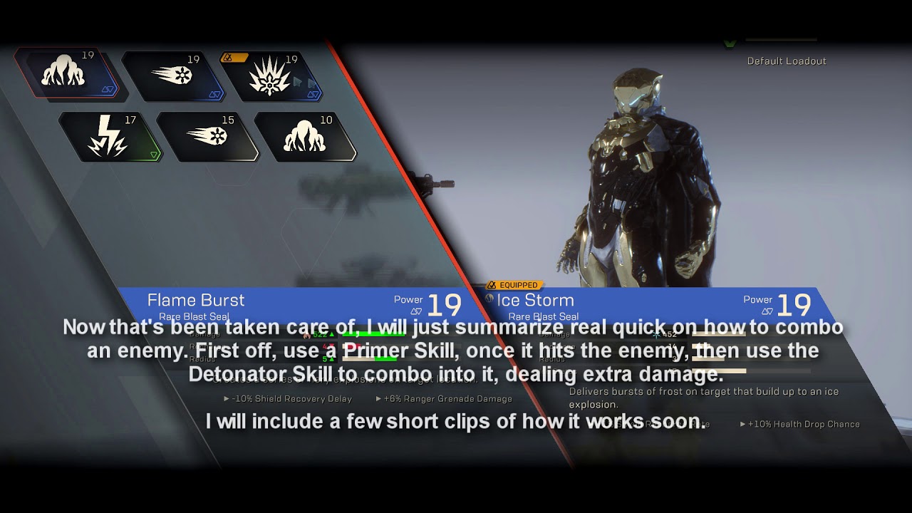 Anthem Open Beta - Combo system [Primer and Detonator]
