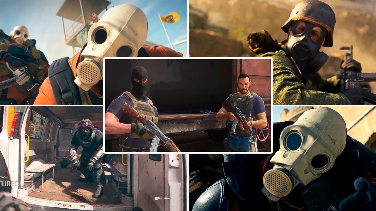 All Captured Gulag Cutscenes in Call of Duty Warzone Games (2020-2023)