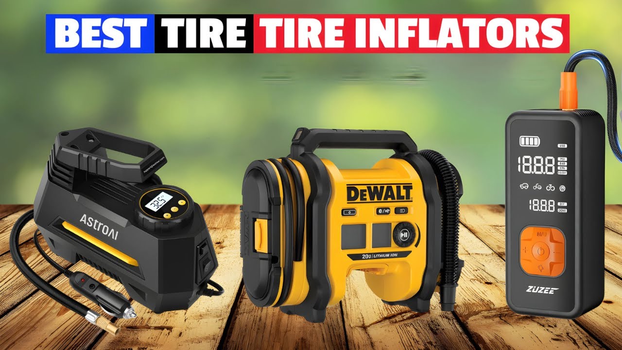 👉 TOP 5 Best Portable Tire Inflators in 2025 - Best Air Compressor for Car Tires [Best Review]