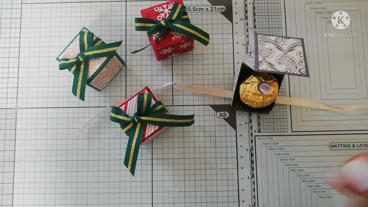 Tutoriel Boîte à Ferrero variante.