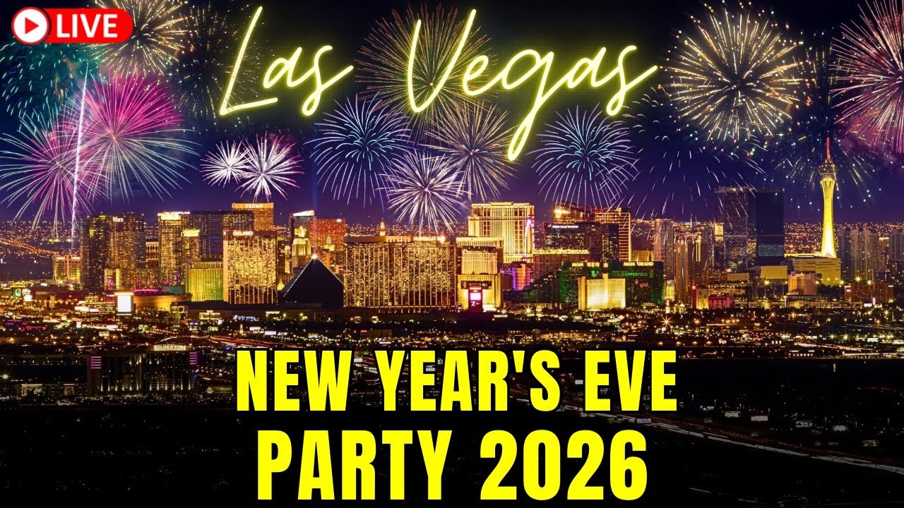 NEW YEAR'S EVE 2026 LIVE LAS VEGAS COUNTDOWN 🎆🎉🥳