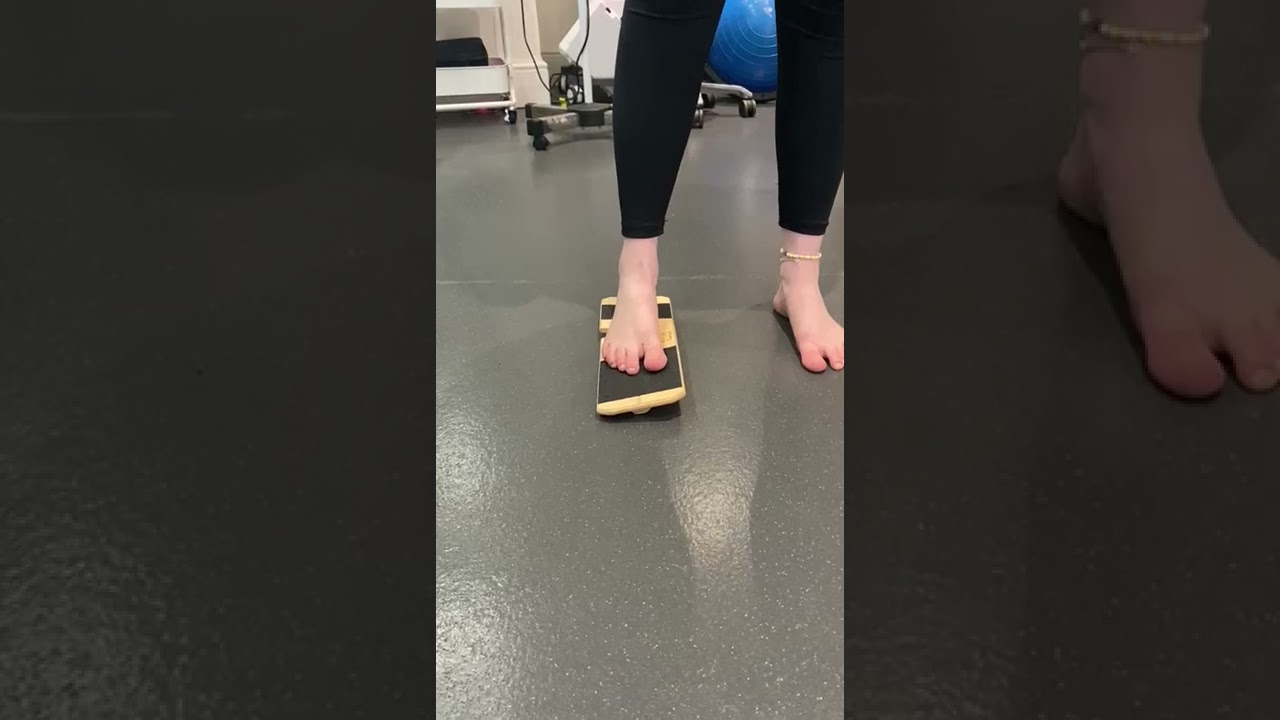 Blackboard Exercises are special ankle foot/exercises to strengthen your foot muscles and balance
