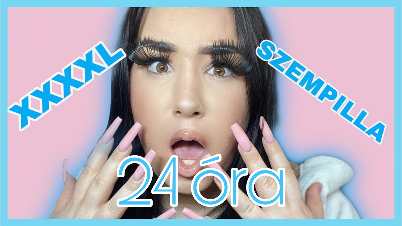 24 óra a világ LEGHOSSZABB SZEMPILLÁJÁBAN!!😱👀