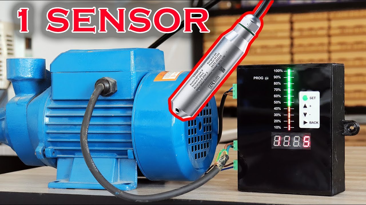 ¡HICE Control de Nivel de AGUA con un SOLO SENSOR! 🛠️💧 || paso a paso con ARDUINO