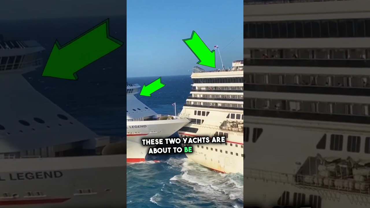 Two Yachts CRASHED together at sea 