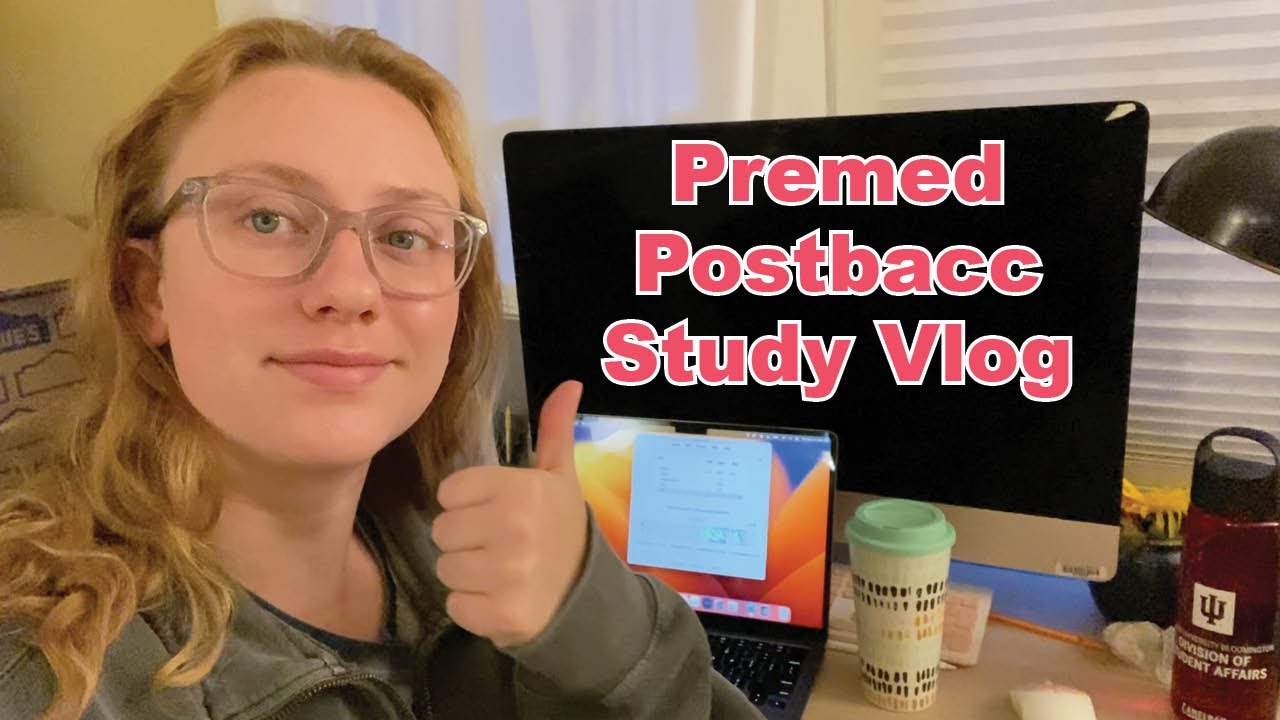 Premed Postbacc Study Vlog | Georgetown SMP