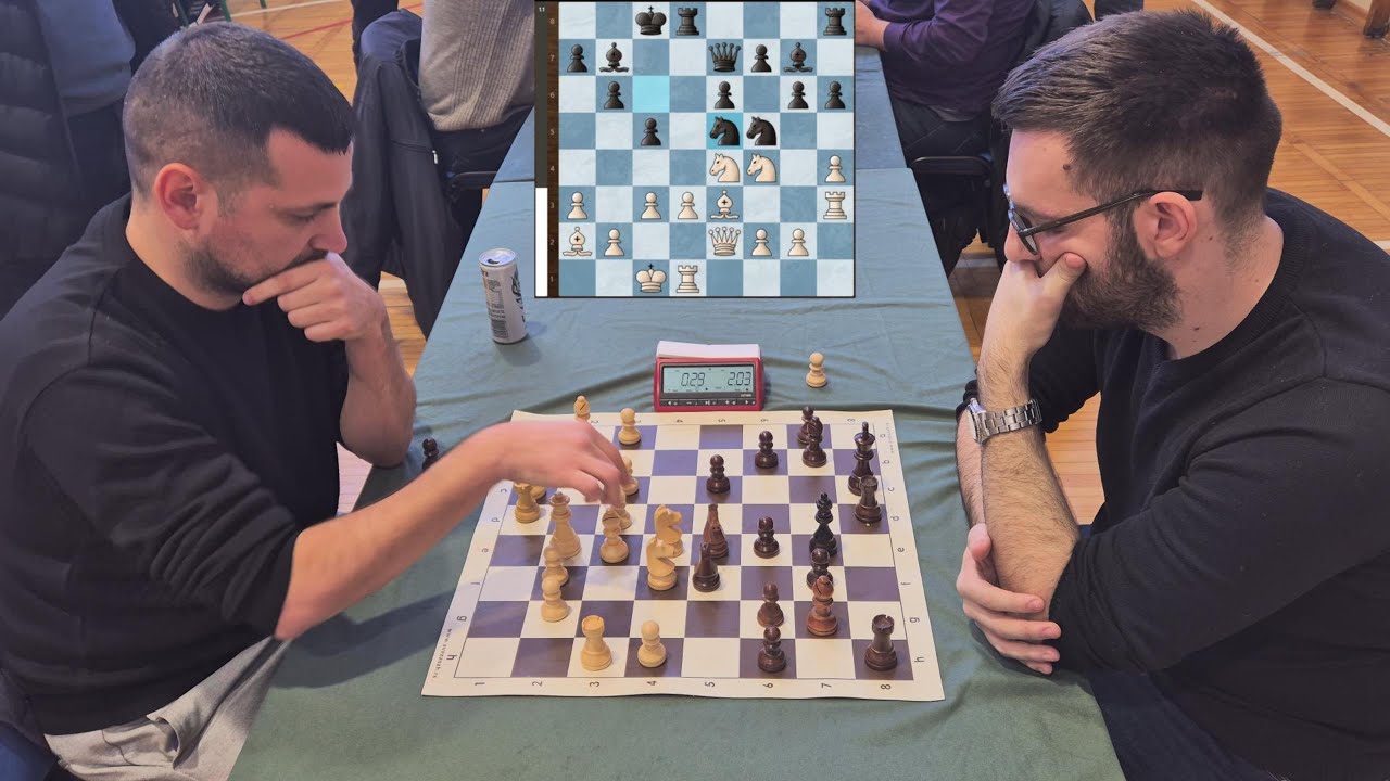 Pressing for the win 🔥 FM Musovic Armin (2346) - FM Cirovic Miroljub (2251), Blitz chess 3+2