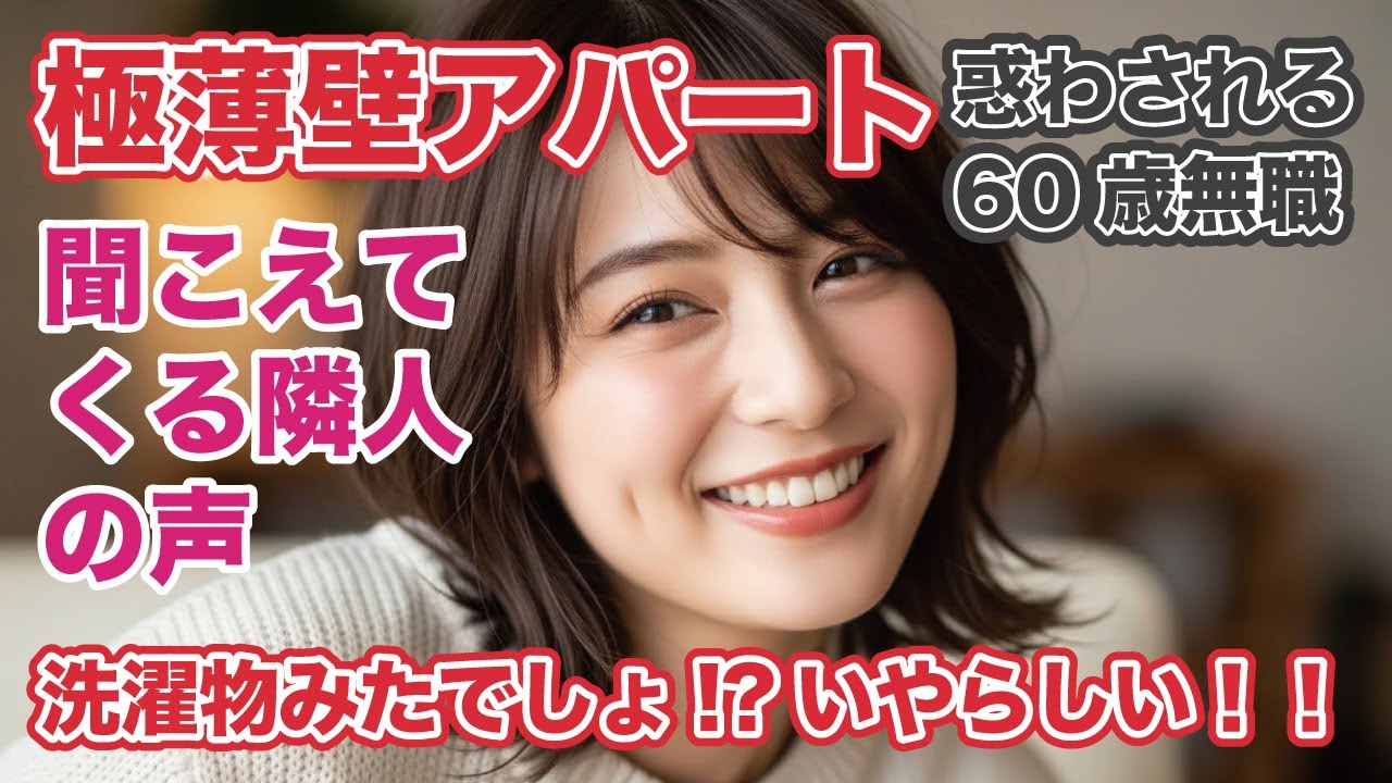 『女性朗読』薄い壁の向こうに響く吐息──隣人の女の声に眠れなくなった夜、孤独な男が踏み越えた一線とは