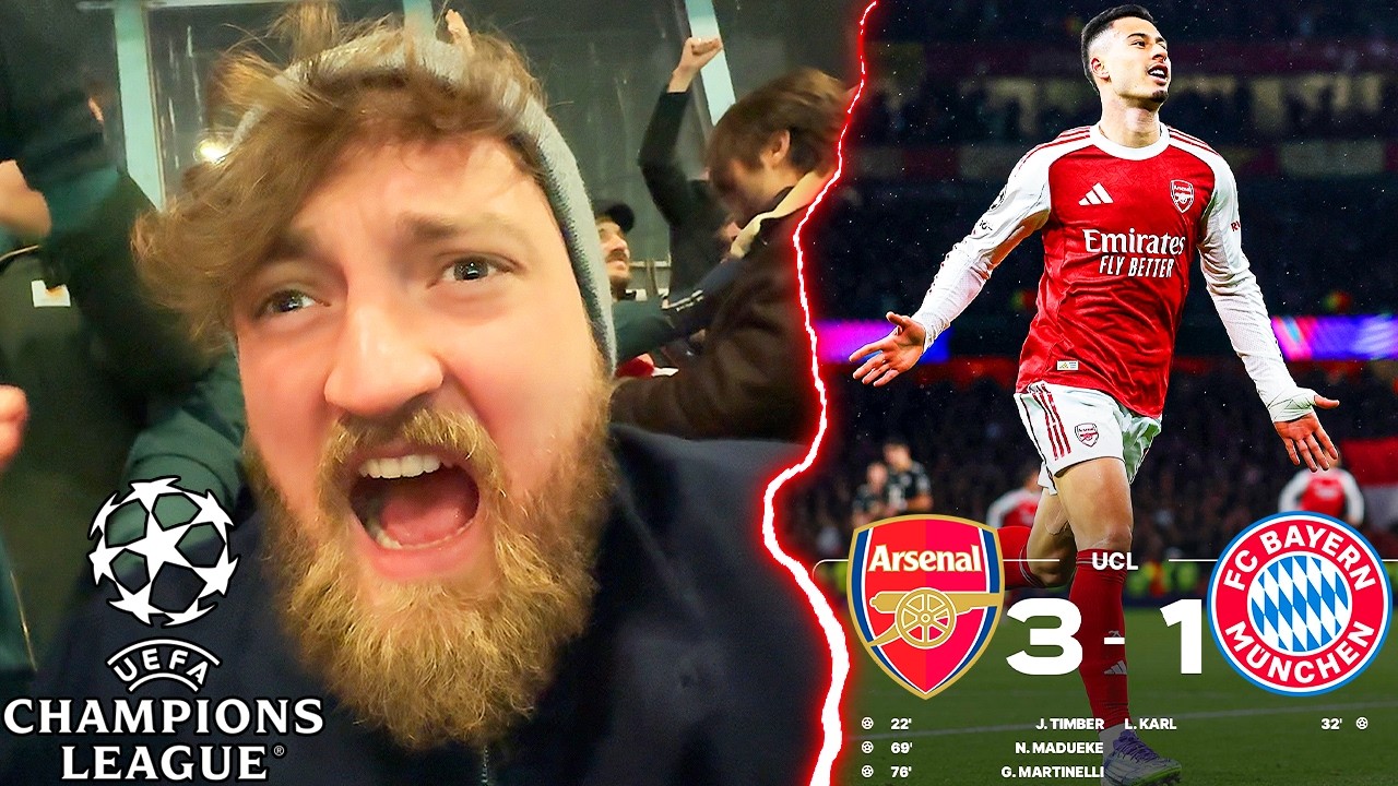 Arsenal vs. FC Bayern - UCL Stadionvlog 🔥 | KARL TRIFFT DOCH GUNNERS GNADENLOS | ViscaBarca