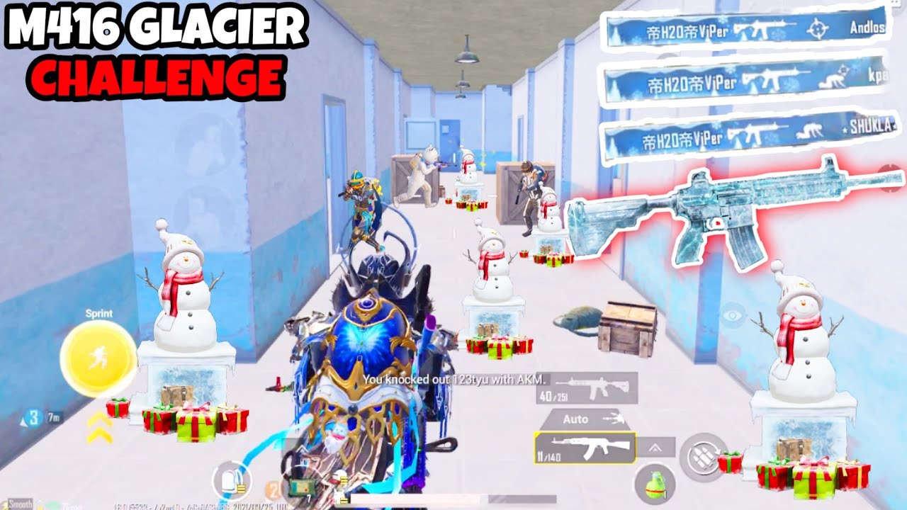 A Rich Enemy Challenges Me With His M416 Glacier in BGMI • (24 KILLS) • BGMI Gameplay