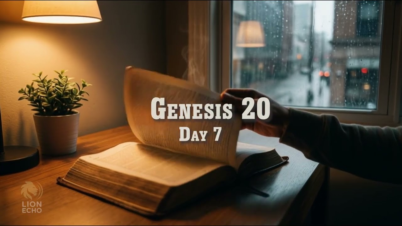 Day 7 — Sodom, Rescue, and a Miracle - Bible in a Year ☕Peaceful Lofi Scripture for Studying & Calm