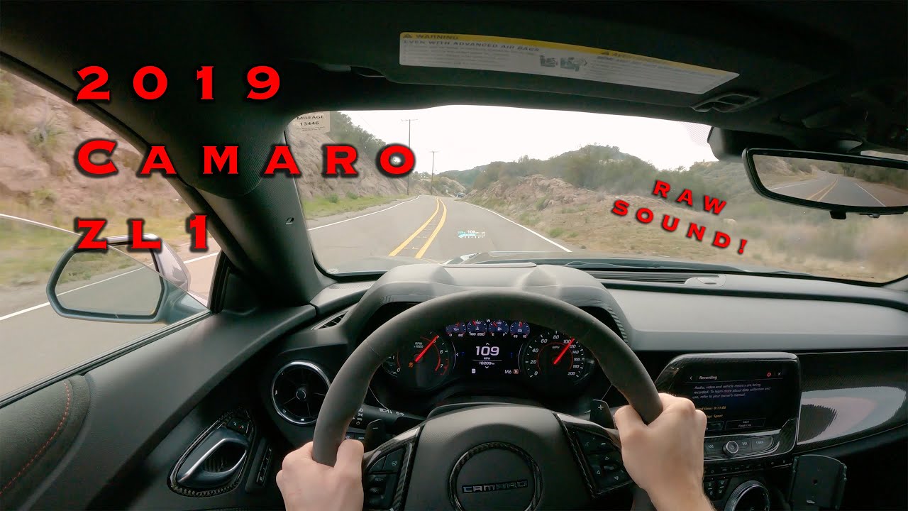 2019 Camaro ZL1 With Stock Exhaust POV