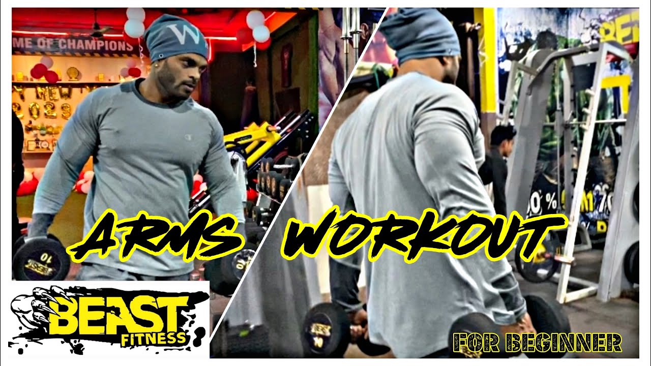 Biceps Workout For Beginners | BharatSinghania | Beast Fitness Agra #biceps