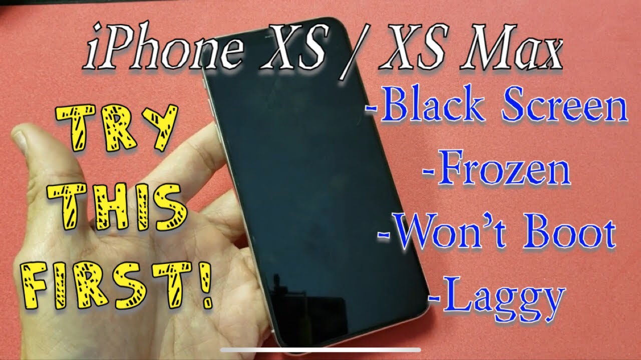 iPhone XS / XS Max: исправить черный экран, зависание, зависание на логотипе Apple, отсутствие за...