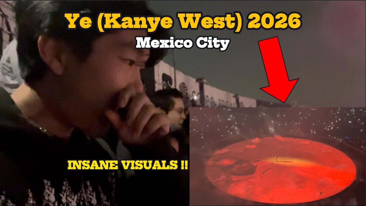 I flew to Mexico City to see Kanye West (Ye) LIVE - INSANE 🇲🇽🇲🇽
