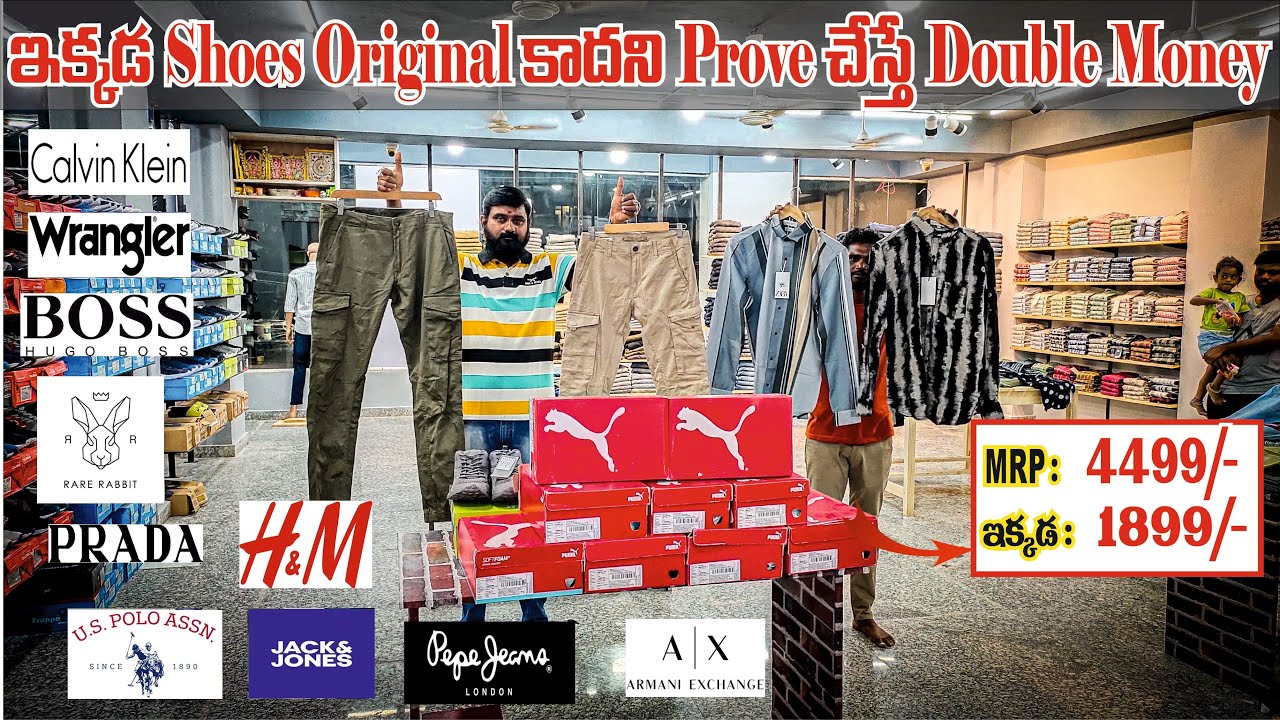 Branded Men's Clothing in Hyderabad | Branded MensWear Discount Sale | Cheapest Branded Shirts