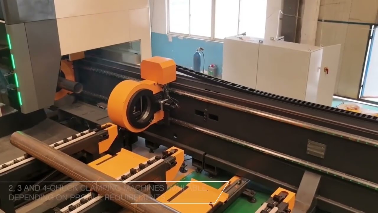 Tube Laser Cutting Machine for Structural Steel ｜ GCS ｜ Beams, Angles & Pipes ｜ GEKA