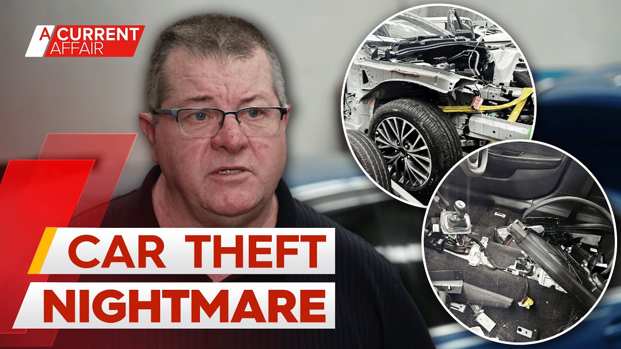 Exclusive footage shows police bust on alleged organised car theft syndicate | A Current Affair